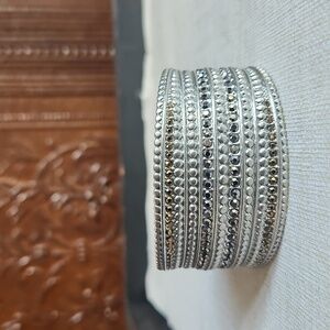 Lucky Brand Pave Cuff  Silver cuff bracelet